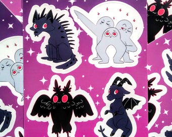 Cute cryptic sticker sheet