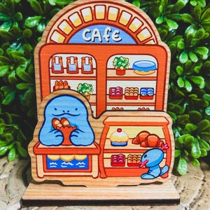 Wooper cafe wooden Standee | 3 inches |