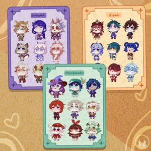 Genshin gremlin sticker sheet 4.5 x6