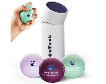 Scented Therapy Stress Balls for Adults | Lightly Scented Anxiety Relief | Hand Therapy Anti-Stress Ball | Wellbeing gift