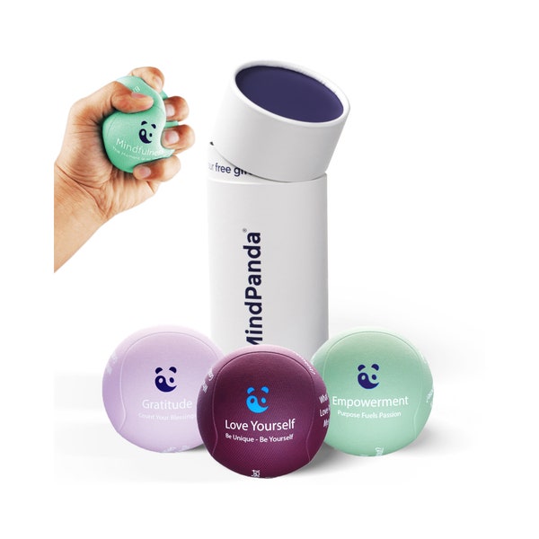 Duftende Therapie Stressbälle für Erwachsene | Leicht duftende Angst Relief | Handtherapie Anti-Stress Ball | Wohlfühl Geschenk