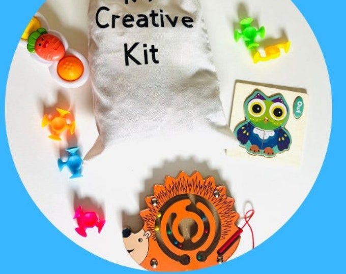 Airplane Toddler Busy Kit Busy Box for Toddler 14 Years Old