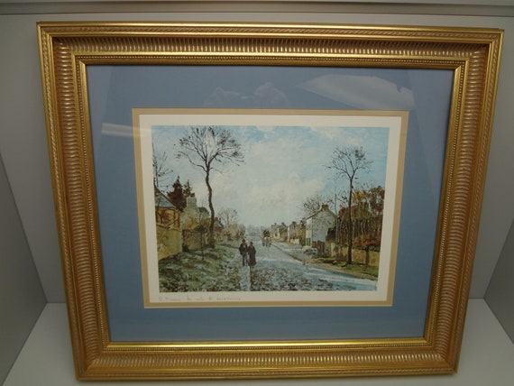 Camille Pissarro、LA GRAND'ROUTE, LOUVECI Camille Pissarro、LA GRAND'ROUTE, LOUVECI The Louveciennes Road