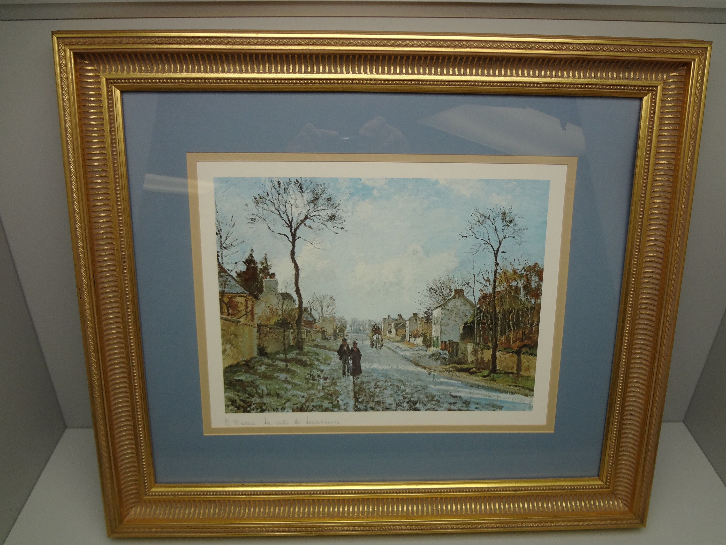 Camille Pissarro、LA GRAND'ROUTE, LOUVECI File:La route de Louveciennes (1870) - Camille Pissarro