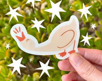 Cute Goose Sticker | Angry Goose Sticker | Bird Sticker | Animal Sticker | Farm Sticker | Christmas Gifts