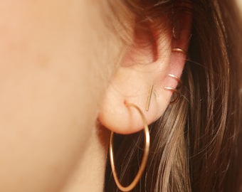 Ear Cuff 14k Gold Filled / Sterling Silver / Rose Gold Small Minimalist Ear Cuff | Fake Piercing Ear Cuff | Gift for Her