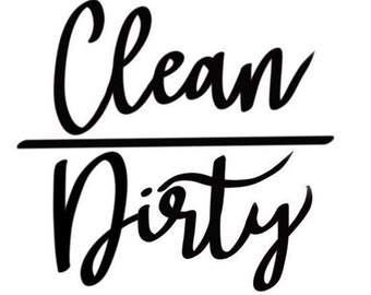 Clean / Dirty  SVG - Dishwasher Bundle