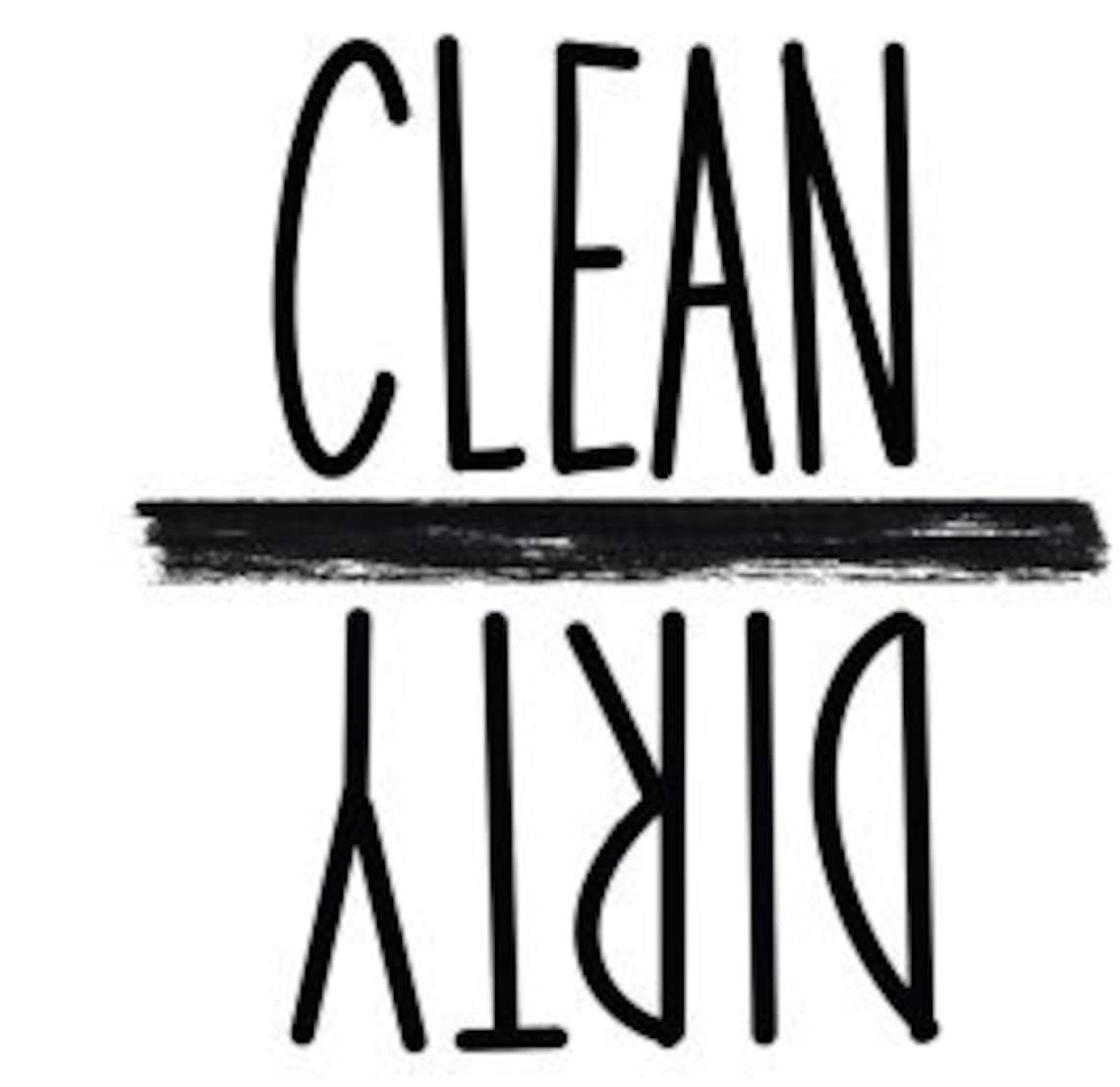 Clean / Dirty SVG Dishwasher Bundle - Etsy UK