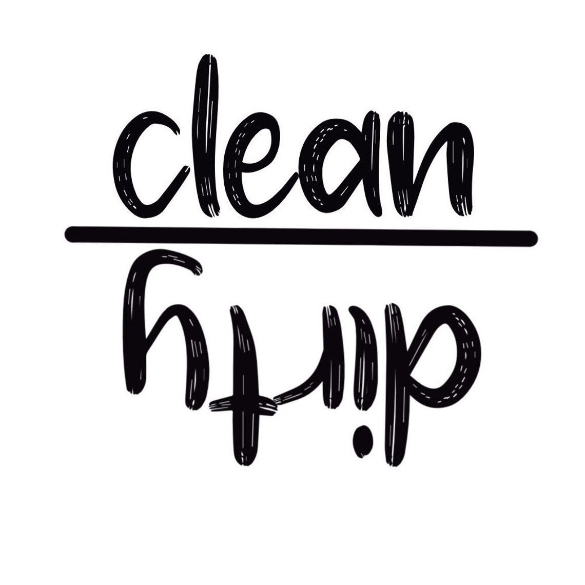 Clean / Dirty SVG Dishwasher Bundle Etsy