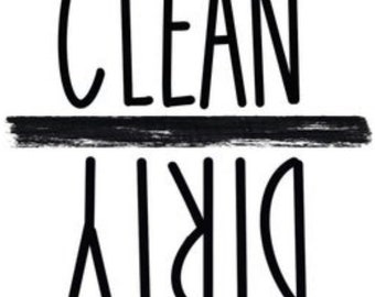 Clean / Dirty  SVG - Dishwasher