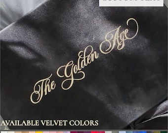 Black Elegant Wedding Invitations | Acrylic Birthday Invitations Set | Custom Logo Monogram Gold | Unique Invitation Suite