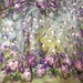 Delicate Printing Flower Lace Fabric 3D Blossom Floral Organza Lace Gauze 53 inches Width  for Wedding Gown Prom Party Dress Sold by 1 yard