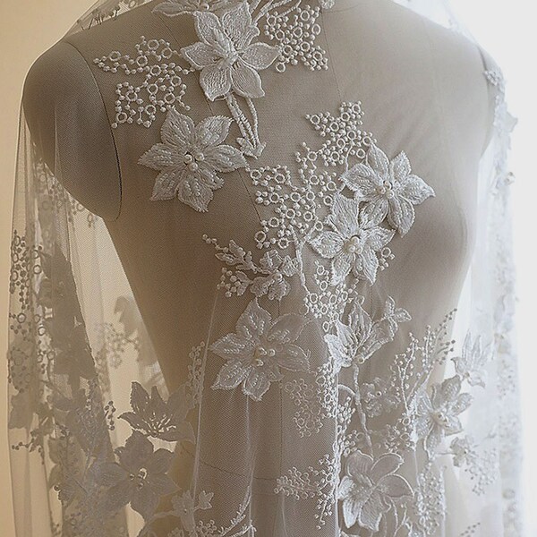 Bridal Lace Fabric - Etsy