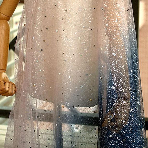 Shine Starry Lace Fabric by Yard Gradient Color Star Lace Mesh for Lyrical  Dress Party Dress 59 Inches Width - Etsy Israel