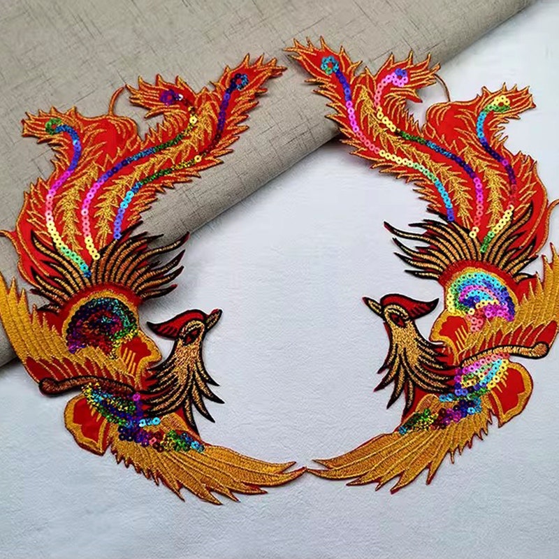 Premium AI Image | red Phoenix bird sticker