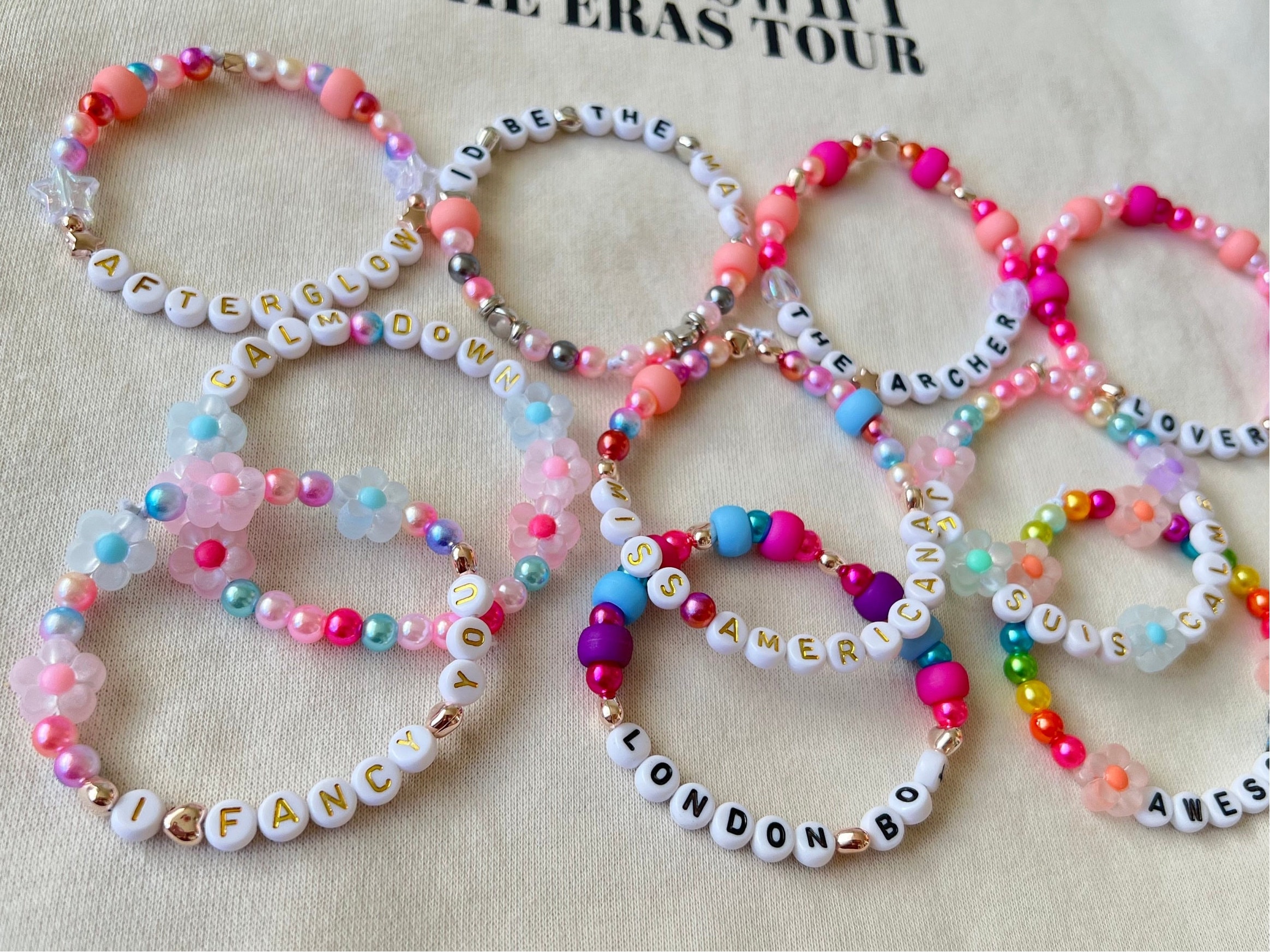 The Eras Bracelets ~ Album 10 Pack (Taylor Swift Friendship Bracelets)