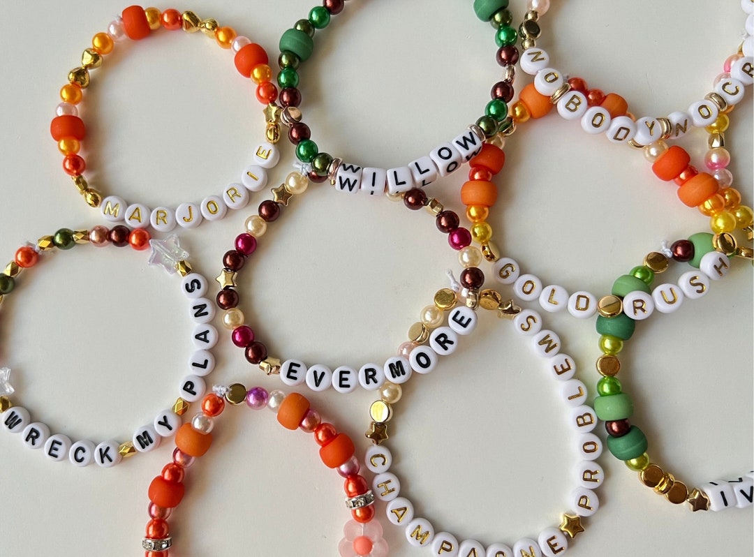 Taylor Swift Beaded Bracelet Trend Swift Taylor Swift Inspired