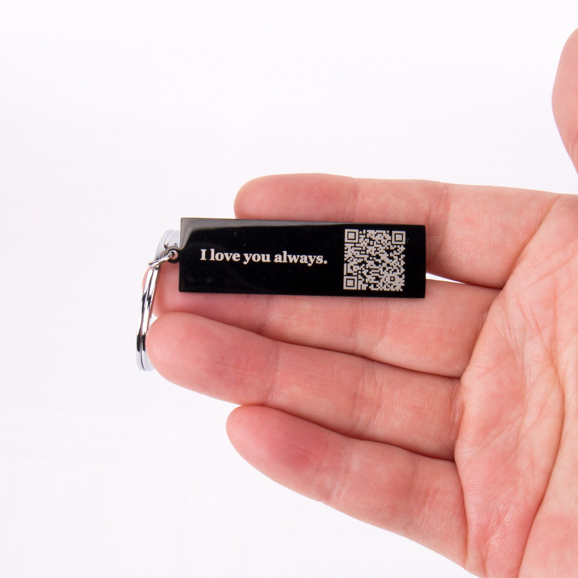 Personalized QR Code Keychain Apple Music Codes Keychain Etsy