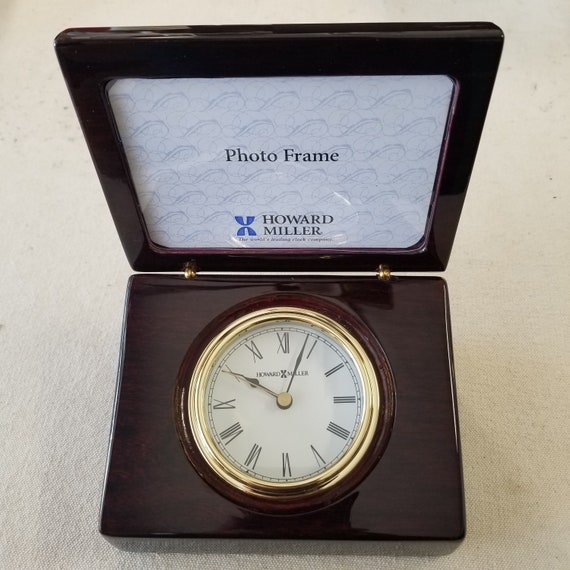 Howard Miller Portrait Book Desk Clock Etsy