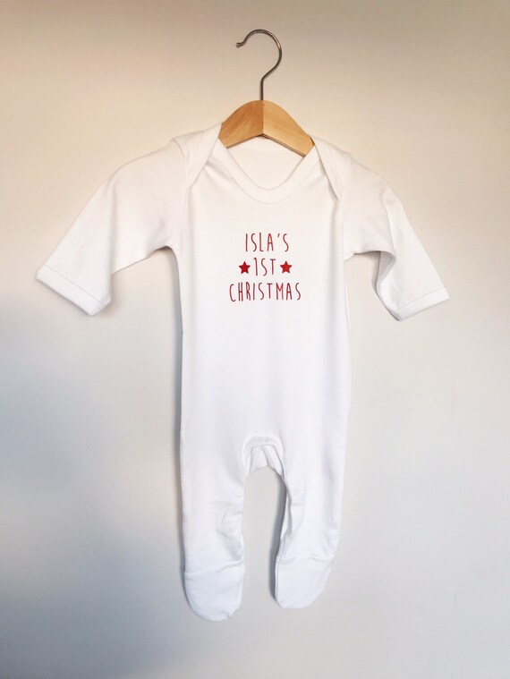 personalised baby sleepsuits uk