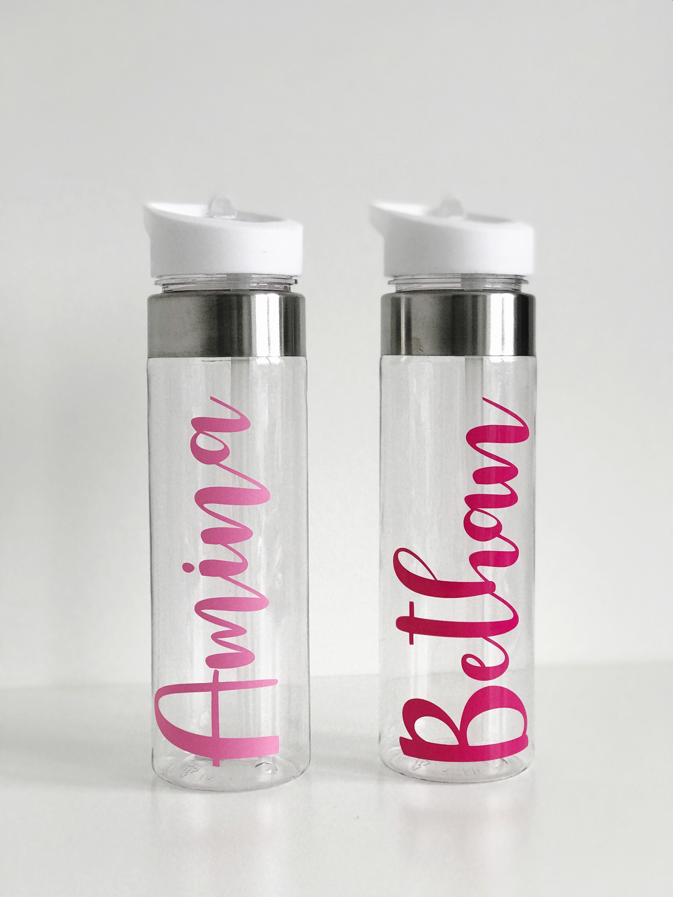 Large Adult's Water Bottle Personalised Name Sports Etsy