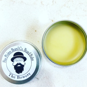 Five Points Beard Co. Beard Balm for Men - The Bowery - 1 oz Beard Conditioner. Beard Oil. Gift for Him. Gift for Dad. Beard Care.