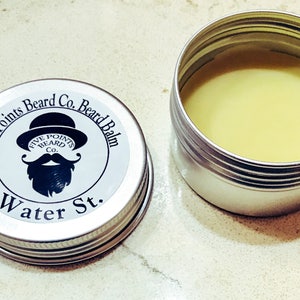 Five Points Beard Co. Beard Balm for Men - Water St - 1 oz Beard Conditioner. Beard Oil. Gift for Him. Gift for Dad. Beard Care.