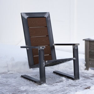 Adirondack style Steel Chair Plans