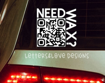 Custom QR Code Vinyl Decal - Promote Your Business