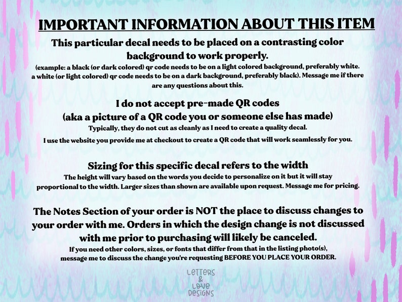Important information about this item. See the listing description for more details.