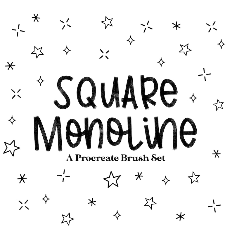 Making a square monoline brush? r/ProCreate