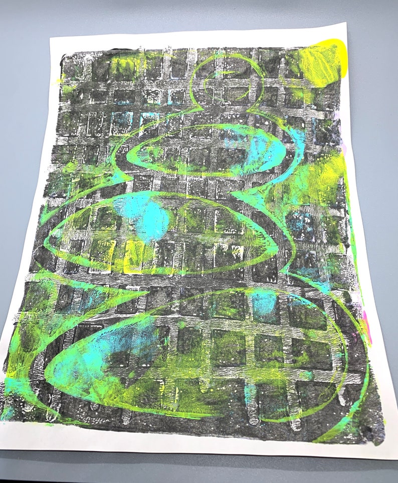 Hand Drawn Hashmarks Stencil & Mask in One - Mixed Media, Mark Making ...