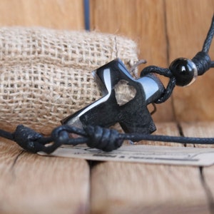 Art Wood Christian Cross Religious Pendant Cross Modern Jewelry Boho Wooden Cross Necklace Wood Resin  Cross Necklace Christian Jewelry