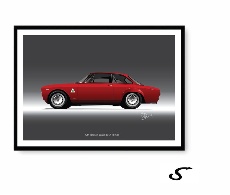 Alfa Romeo Giulia Gta R 290 Etsy