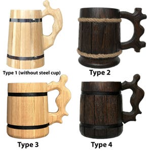 Personalized Dungeon Master Mug D&D Mug Gamer Dungeon and Dragons Mug Dungeon Master Custom Beer Steins Wooden Beer Tankard Gamer Gift 141 image 7