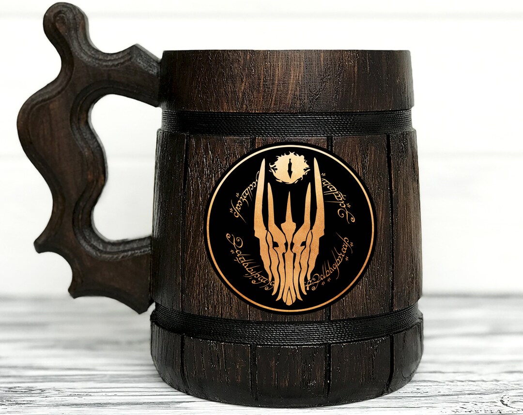 Eye of Sauron One Ring Mug Hobbit Mug LOTR Prancing Pony Pub Inspired