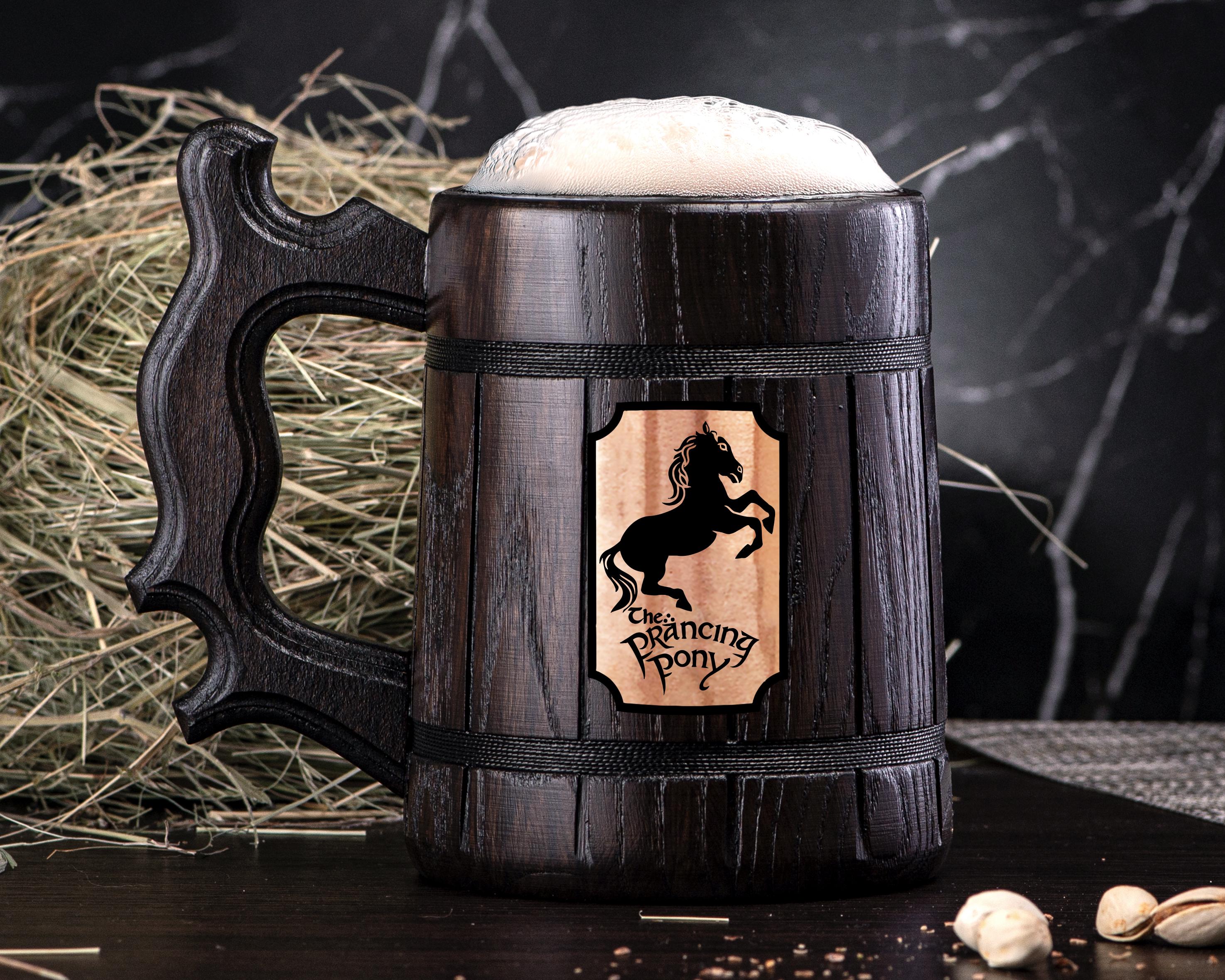 Prancing Pony Mug Gift. Prancing Pony Pub Inspired Tankard