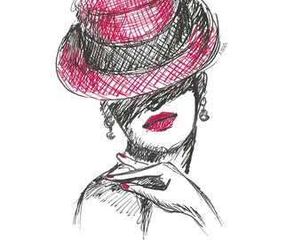 Mystery Woman - Print - Available in multiple sizes