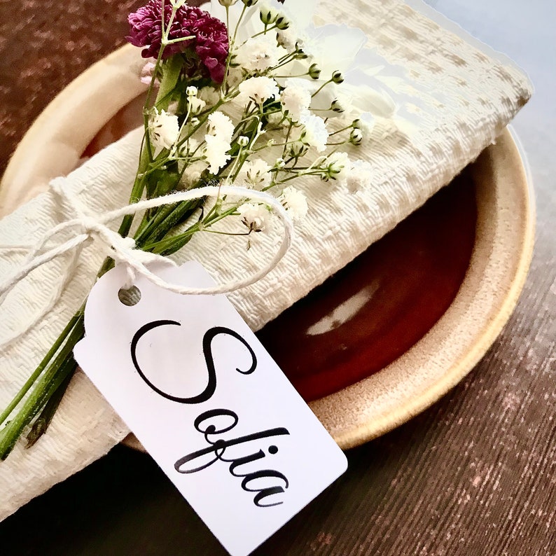 Name Tags, Wedding Name Tags, Calligraphy Name Tags, Editable Name Tags, Place Cards, Gift Tags