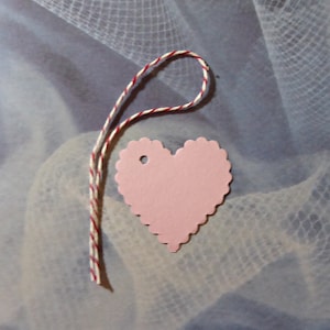 25 etichette a cuore smerlato tag rosa tag dei prodotti cartellini dei prezzi tag regalo cartellini tag di nozze tag vuoti tag gioielli forniture etsy venditore