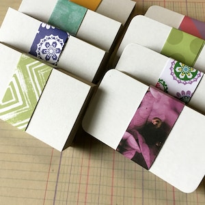 Tarjetas de visita de aglomerado (100): tarjetas de visita en blanco ligeras de 0,022" de grosor, tarjetas de bricolaje de cartón, suministros para vendedores, esquinas cuadradas/redondeadas