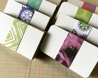 Chipboard Business Cards (100) - lightweight white .022" thick blank biz cards cardboard DIY cards, seller supplies, square/rounded corners