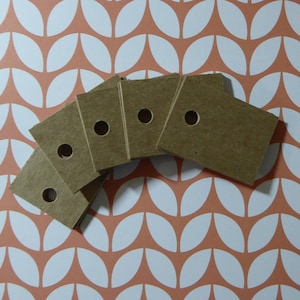 50 étiquettes en aggloméré, étiquettes vierges, étiquettes volantes, étiquettes kraft, fournitures d'artisanat, étiquettes cadeaux, étiquettes de prix, fournitures pour vendeurs, étiquette de produit, étiquette de scrapbooking
