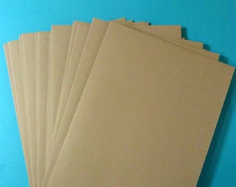 Sobres Kraft (25) . A7 se adapta a tarjetas de 5x7. Suministros de boda, invitaciones para fiestas. anuncios. sobres con solapa recta. papelería rústica