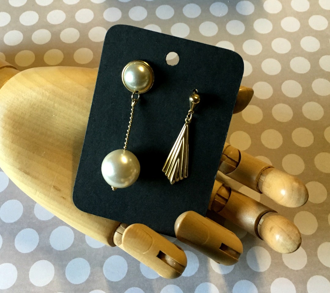 Black Earring Cards 50 2.5 X 3.5 Blank Jewelry Etsy