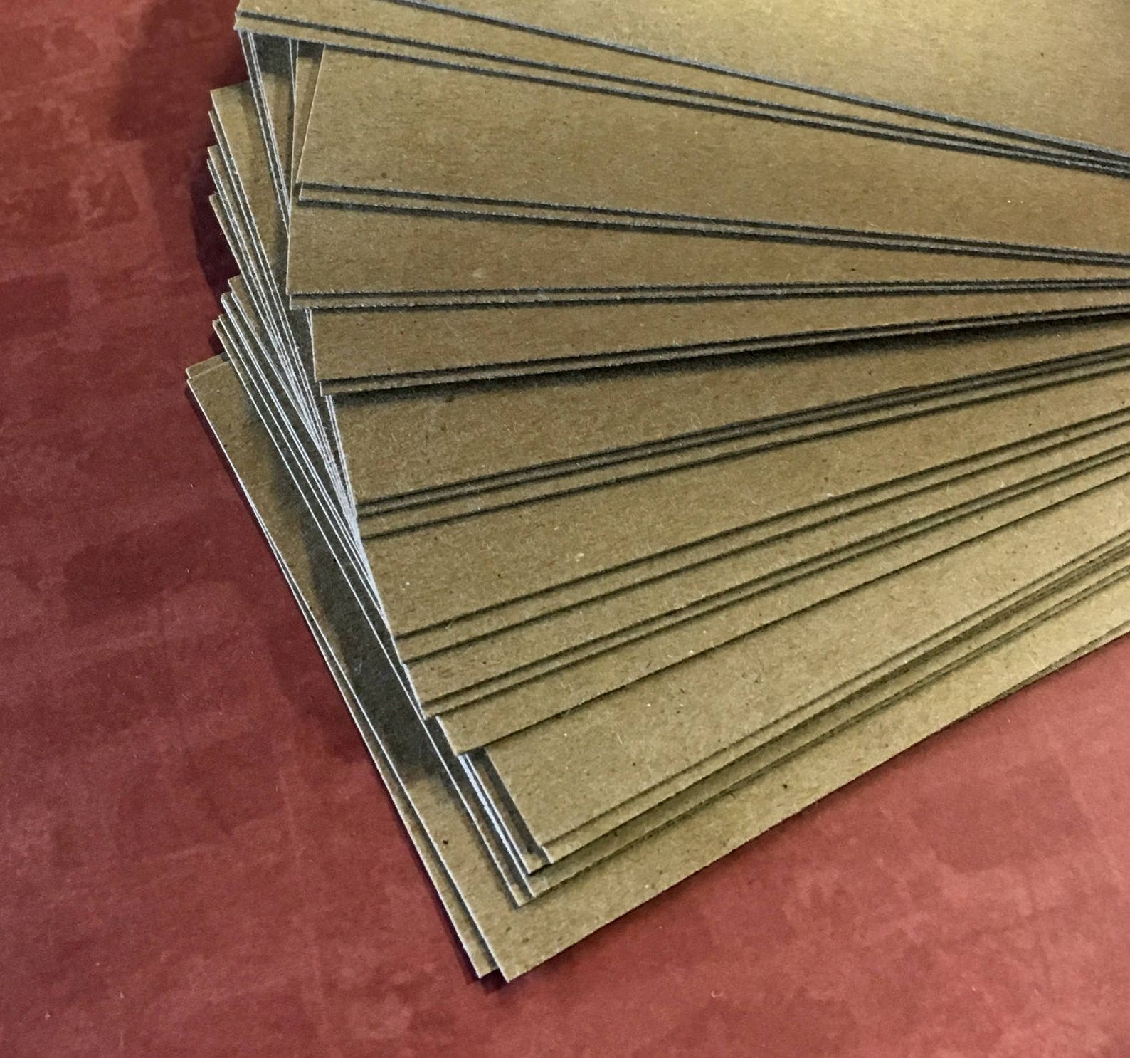 Kraft Chipboard 3x5 Cards (100) - Index Cards Blank Notecards Cardboard ...