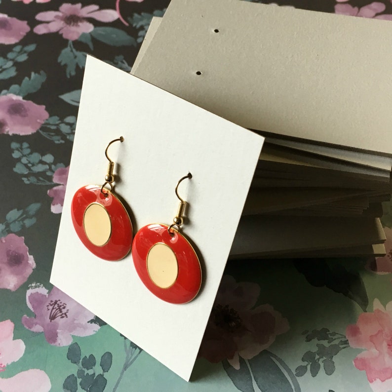 - 2.5x3.5 white chipboard jewelry product displays 2.5\u201d x 3.5\u201d packaging supplies 250 bulk quantity blank DIY cards Earring Cards