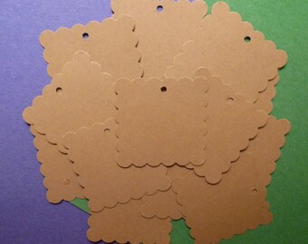100 Bogen Bogenkanten Medium Anhänger (100) - Kraft Anhänger für Kleidung, Vintage, Handarbeit, Geschenke. Etsy-Verkäufer Lieferungen. Blanko-Etiketten oder Preisschilder