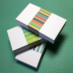 Visitekaartjes (50) - dikke blanco, helderwitte of natuurlijk witte doe-het-zelf-kaarten. Benodigdheden voor Etsy-verkopers. stempelen, schrijven, tekenen, schilderen
