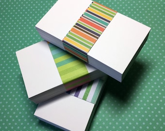 Tarjetas de visita en blanco (50): tarjetas de visita de bricolaje en blanco grueso, blanco brillante o blanco natural. Suministros para vendedores de Etsy. estampar, escribir, dibujar, pintar